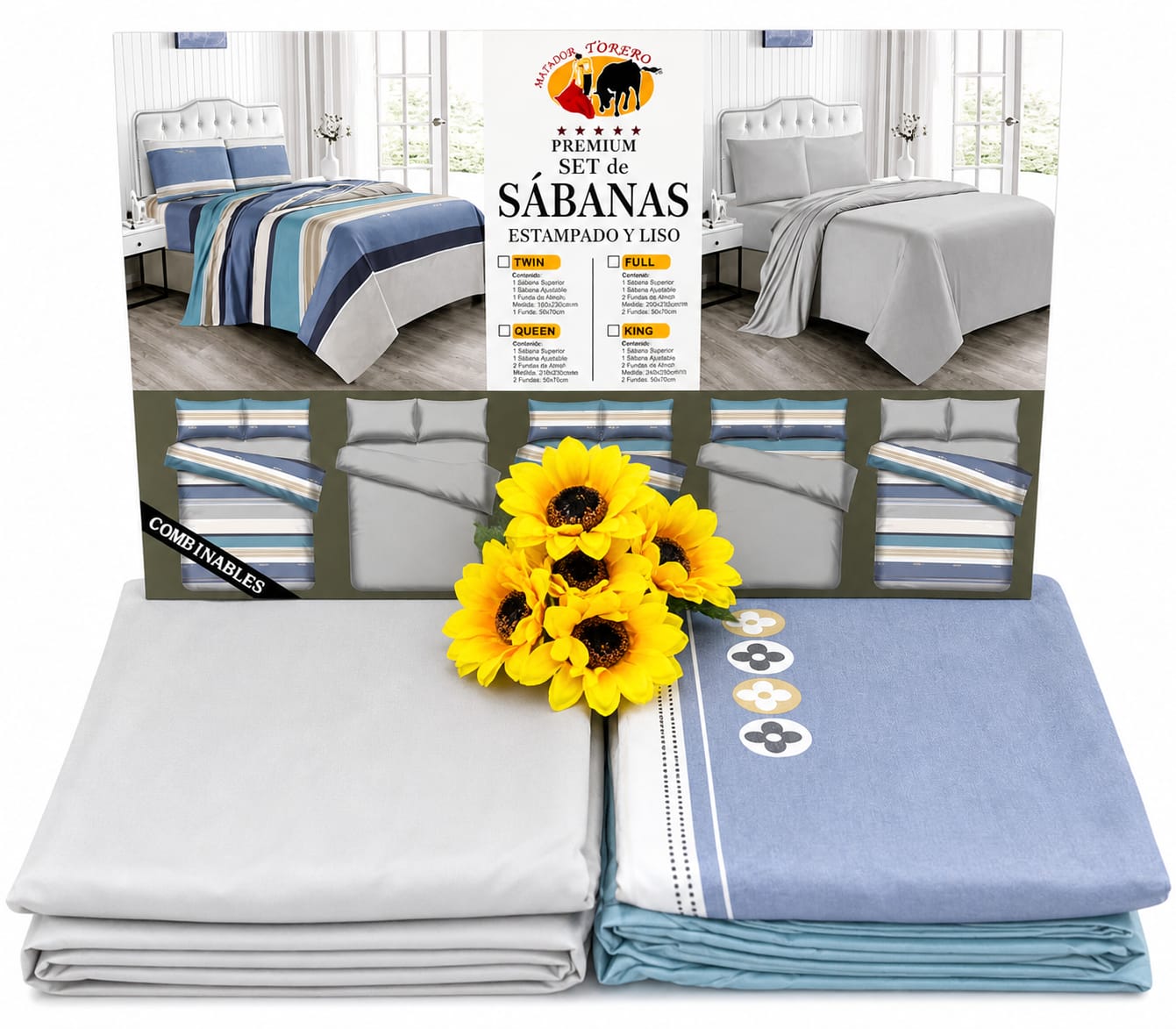 WhatsApp Image 2026-06-08 at 3.06.29 PM (2) Sabana de 8pcs queen - Imagen 1