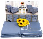Sabana de 8pcs queen