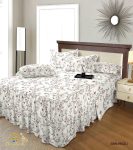 Sabana doble volado queen 4pcs
