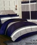 Edredón Estampado Premium – Juego de 7 Piezas King